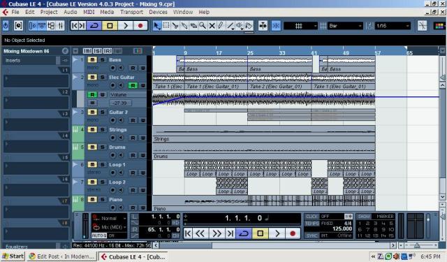 Cubase LE4 Recording Software